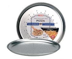 IBILI Pizzablech, verzinnt, Weißblech, Silber, 28 x 28 x 2 cm