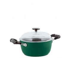 Sambonet 51007G74 1965 Vintage Quarzo Nero Fleischtopf (Aluminium)