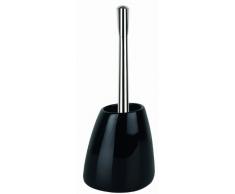 Spirella Etna Toilettenbürste, glänzendes Steingut, Schwarz