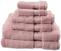 Blue Ridge Home Fashions inkl. 2 Badetücher, 2 Waschlappen, super saugfähig und weich, Hotel- und Wellness-Qualität 6 Pieces Fliederfarben