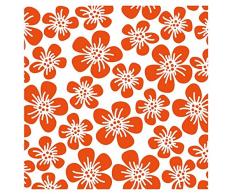 Marianne Design Ordner Flowers, Plastik, Orange, 19 x 14.5 x 0.5 cm