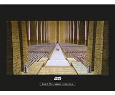 Komar Wandbild Star Wars Classic RMQ Ceremony | Kinderzimmer, Jugendzimmer, Dekoration, Kunstdruck | ohne Rahmen | WB129-40x30 | Größe: 40 x 30 cm (Breite x Höhe)