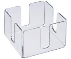 Faberplast Plast Serviettenhalter aus Polymethylmethacrylat (Plexiglas-Pmma), 10 x 10 cm