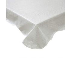 Artisan Flair AF4760-60122 Vinyl-Tischdecke, wartungsfest, Blumenmuster Garten 60 X 122 weiß
