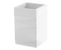 Kassatex Fine Linens Cabana Accessories Tumbler White,