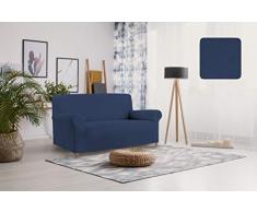 Sogni e capricci CD-PR-BLU SCURO-1P “Pretty” Sofa Abdeckung, Dunkel blau, 1 Platz