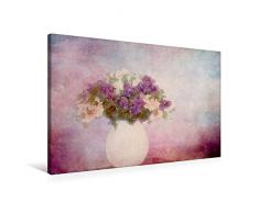 Calvendo Premium Textil-Leinwand 90 x 60 cm Quer-Format Fliederstillleben | Wandbild, HD-Bild auf Keilrahmen, Fertigbild auf hochwertigem Vlies, Leinwanddruck Romantisches Wohnambiente Natur Natur