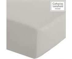 Catherine Lansfield Spannbettlaken, Cremefarben Doppelbett