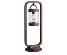 Trio Leuchten Außen Wegeleuchte Sambesi 504160124, Alumniumguss Rostfarbig, Acryl klar, exkl. 1 x E27