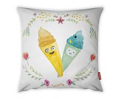 Bonamaison Dekorativ Kissenhülle, Kissenbezug, Zierkissenbezug, Wohnkultur, Für Sofa, Kaffeestube, Größe: 45X45 cm - Entworfen und hergestellt in der Türkei