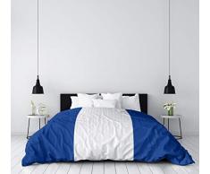 ArtVerse NFS Buffalo Football Stripes Bettbezug, Mikrofaser, 104 x 88 cm, Blau und Weiß