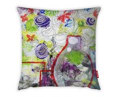 Bonamaison Dekorativ Kissenhülle, Kissenbezug, Zierkissenbezug, Wohnkultur, Für Sofa, Kaffeestube, Größe: 45X45 cm - Entworfen und hergestellt in der Türkei