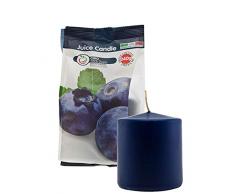 Cereria di Giorgio Saft-Kerze Kerze Duft der Obst, Wachs, dunkelblau, 7 x 7 x 8 cm