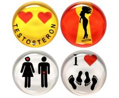 GlasXpert Kühlschrankmagnet, Bunt