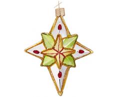 Old World Christbaumschmuck, Glas, geblasen, leuchtende Sterne