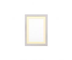 Montiert Konfetti Holz Rahmen Reihe 20 mm Fotorahmen | Bilderrahmen | Poster - m-cnfeti-RNG-2-20 mm - Parent, White Distressed with Ivory Bespoke Mount, 14x11 for A4 Pictures