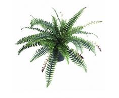 Leaf Kunstpflanze Farn, Kunststoff, 50 cm, Schwarz, 50cm Boston fern