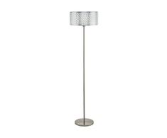 EGLO LEAMINGTON 1 Stehleuchte Stahl 60 W, nickel-matt, chrom