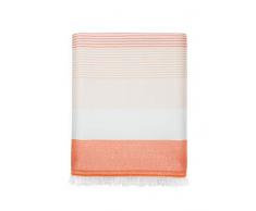 AQUABORA Bahama türkisches Handtuch, einseitig, Frottee, Bade- und Strandtuch, 100% Baumwolle, Peshtemal