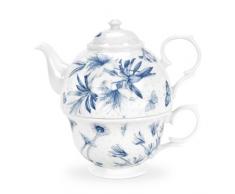 Portmeirion Botanic Teekanne für 1 Tasse, blau