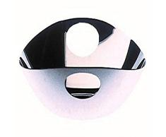 MEPRA Schale aus Edelstahl, oval, mit Griffen, 22 x 20 cm, Silberfarben