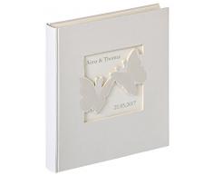walther design UH-201 Hochzeitsalbum Farfalla, weiß, 28x30,5 cm