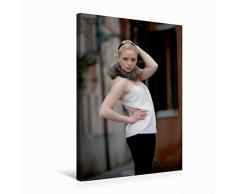 Calvendo Premium Textil-Leinwand 50 cm x 75 cm hoch EIN Bild aus dem Kalender Mode/UK-Version | Wandbild, Bild auf Keilrahmen, Fertigbild auf echter Leinwand, Leinwanddruck Menschen Menschen