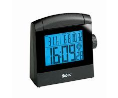 Mebus Funkwecker, digital mit Einstellrad und LCD-Hintergrundbeleuchtung