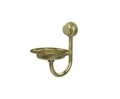 Allied Brass 426T-SBR Venus Collection Zahnputzbecher und Zahnbürstenhalter mit gedrehten Akzenten, Messing satiniert