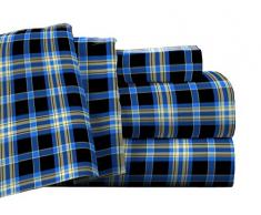 pointehaven Bettlaken, Übergröße Modern King Ashby Plaid