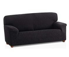 Bartali Stretch Sofahusse Aitana - Farbe Schwarz - 3 Sitzer (de 160 a 210 cm)