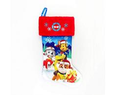 Nickelodeon Paw Patrol Satin Stocking Weihnachtsstrumpf, merhfarbig, 20