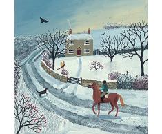 Jo Grundy Leinwanddruck, Holz, Mehrfarbig, 40 x 40 cm