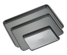 Prestige Stahl 3-teiliges Backblech Set – Grau, Set von 3