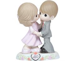 Precious Moments, Sweeter As The Years Go by - 40th Anniversary, Bisque Porzellanfigur, 113008