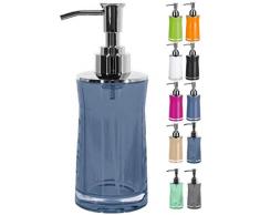 Spirella Seifenspender Sydney | mit Edelstahlpumpe | FlÃ¼ssigseifen-Spender | Acryl | 200ml | Langliebig und Robust | Denim Blau