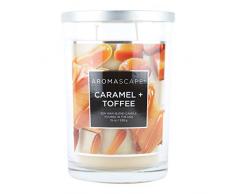 Aromascape Duftkerze im Glas mit 3 Dochten 19-Ounce braun