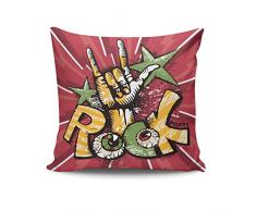 Kissy Dekokissen, Baumwolle, Mehrfarbig, 45 x 45 cm