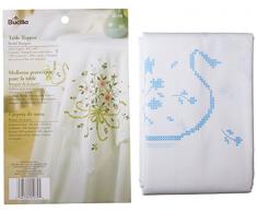 Bucilla 45179 Kreuzstich-Tischdecke, 101,6 x 101,6 cm, Brautstrauß