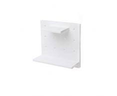 Kookea style 4 Stück Hängeregale, freischwebendes Wandregal, Kunststoff dekorative schwebende Regale mit modernem Stil weiß