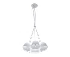 Sollux Lighting Kronleuchter, Stahl, WeiÃ, 50 x 50 max.100