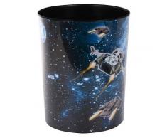 Goldbuch Papierkorb, Raumschiff, 12 Liter, Kunststoff, Dunkelblau/Schwarz, 82570