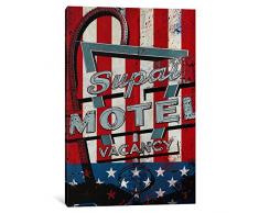 iCanvasART Schuhbeutel rot weiß und Stay Leinwand Kunstdruck Fabrizio, 1.5 x 26 x 40-Inch