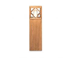 Pajoma Laterne Rügen, Natur, Windlicht aus Holz, H 74,5 cm