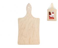 Home Classico Wood Schneidebrett mit Griff, Holz, Beige