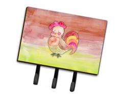 Caroline s Treasures Hahn Aquarell Wandhaken, Multicolor, Triple