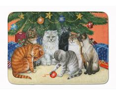 Caroline s Treasures bdba0345rug Katzen unter den Weihnachtsbaum Fußmatte, 48,3 x 68,6 cm Multicolor