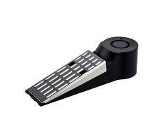 Kobert-Goods Tür-Stopper mit Alarm-Funktion 5 Stück für Türen mit Batterie 120db Sirene rutschfeste Unterseite Einbruch-Schutz und Erschütterungs-Sensor zur Sicherheit für Außen und Innen