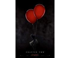 Rockposter IT One (2017 Filmposter) Stephen King – Pennywise Poster und Drucke, ungerahmt, Wanddekoration, 11 x 17 cm 11x17 It Two Poster 01