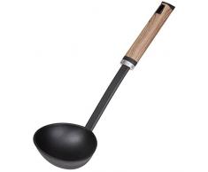 Bergner Sigma Wooden Stielkasserolle für Suppe dienen, Durchmesser 32 cm, Schwarz